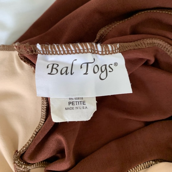 Bal togs cap sleeve leotard adult petite - Picture 3 of 3